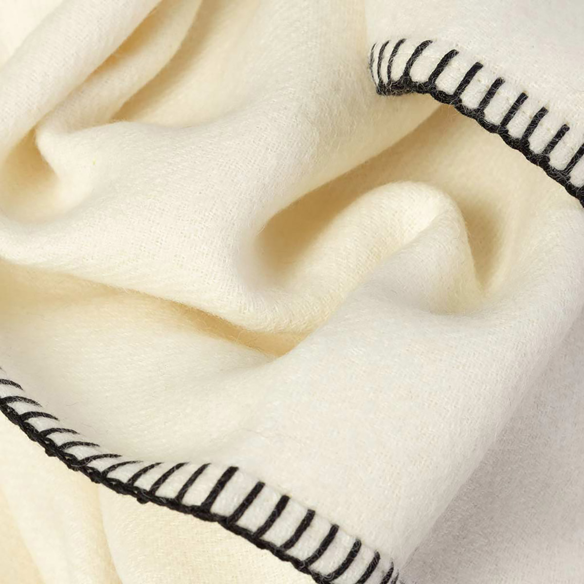 Judd Solid Throw in in Speakeasy Ivory - Image 5