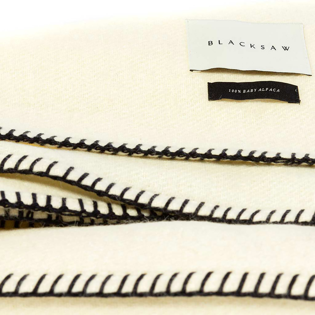 Judd Solid Throw in in Speakeasy Ivory - Image 4